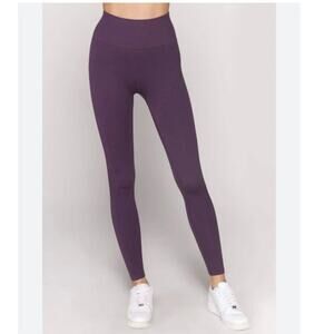 Spiritual Gangster Love Sculpt Leggings‎ in Blackberry Mini Ribbed Size XS/Small